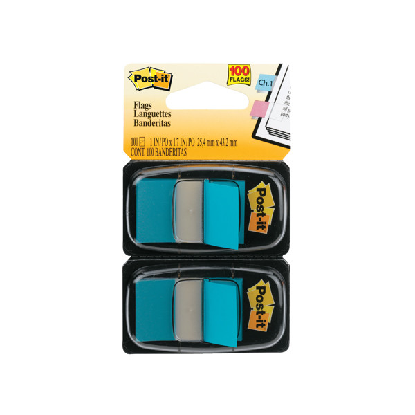 Postit Index Tabs Dispenser with Blue Tabs (Pack of 2) 680B2EU