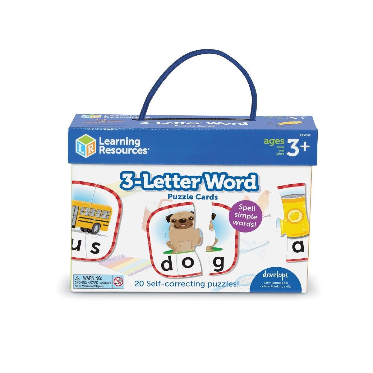 Learning Resources | 3-Letter Word Puzzle Cards | Educational Toy | HK - View #12