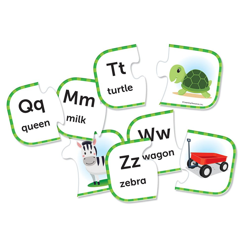Learning Resources ABC Puzzle Cards Supplies for Schools