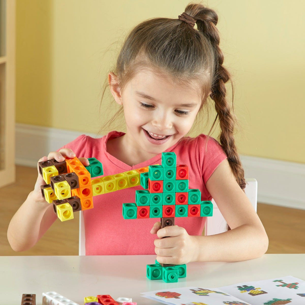 Learning Resources MathLink Cubes Big Builders - Supplies for Schools