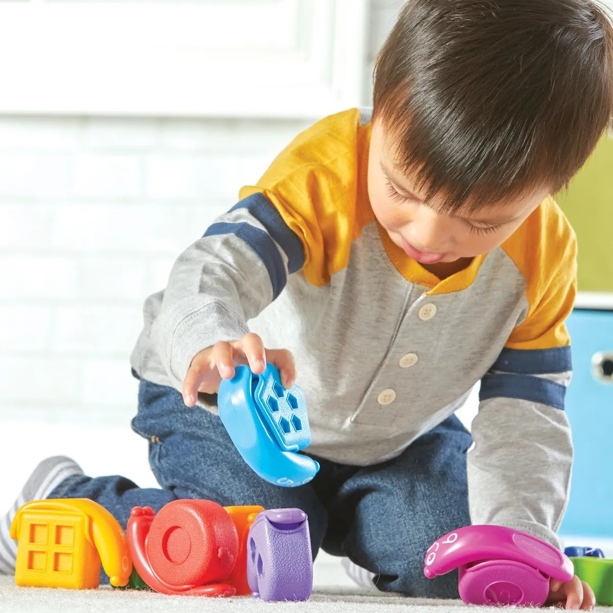 Learning Resources Snap-n-Learn ABC Olifanten - Educatief Knutselset 26 Stuks