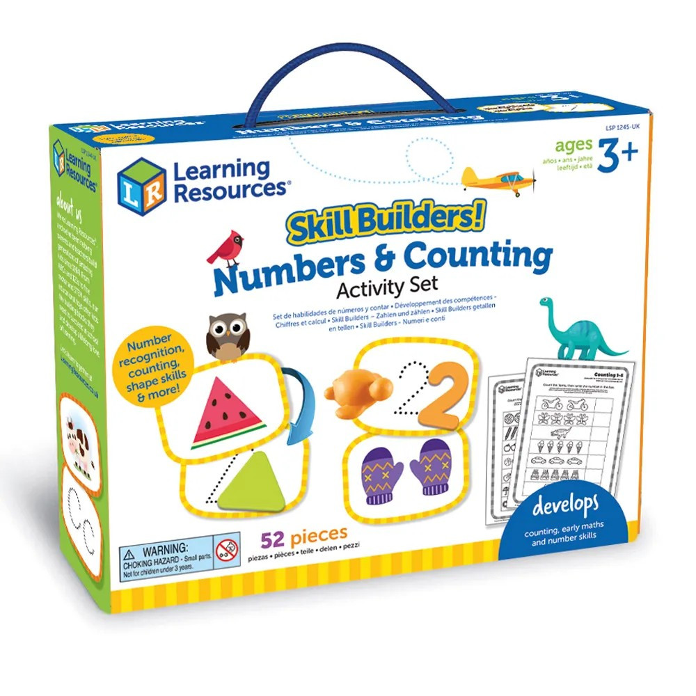 Learning Resources Skill Builders! Numbers & Counting Activity Set ...