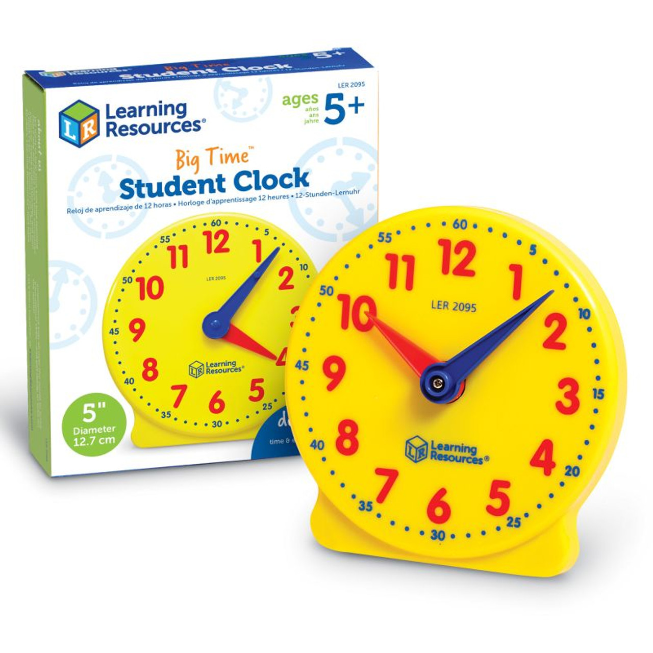 Learning Resources Big Time Learning Clocks Student Clock