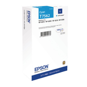 C13T756240 Epson C13T756240 T7562L Cyan Ink Cartridge C13T756240 Epson C13T756240 T7562L Cyan Ink Cartridge