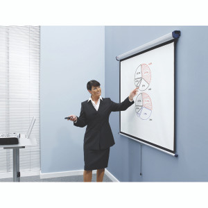 NB25026 Nobo Wall Mounted Projection Screen 2000x1513mm 1902393 NB25026 Nobo Wall Mounted Projection Screen 2000x1513mm 1902393