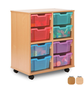 SA08D-M Monarch Allsorts Stackable Storage Unit with 8 Deep Trays Beech SA08D-M Monarch Allsorts Stackable Storage Unit with 8 Deep Trays Beech