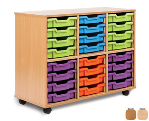 SA24S-M Monarch Allsorts Stackable Storage Unit with 24 Shallow Trays Beech SA24S-M Monarch Allsorts Stackable Storage Unit with 24 Shallow Trays Beech