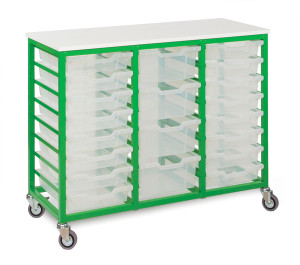 EF8804C-M Monarch Metal Framed Storage Unit on Castors with 24 Shallow Trays EF8804C-M Monarch Metal Framed Storage Unit on Castors with 24 Shallow Trays