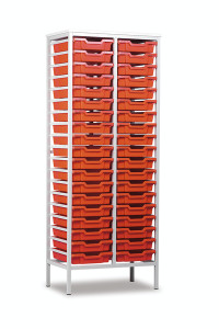 EF8027-M Monarch Metal Framed Storage Unit on Legs with 38 Shallow Trays EF8027-M Monarch Metal Framed Storage Unit on Legs with 38 Shallow Trays