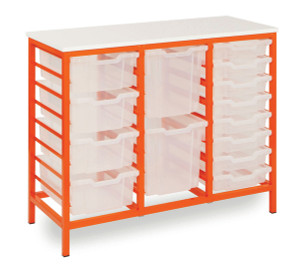EF8812-M Monarch Metal Framed Storage Unit on Legs with 24 Shallow Trays EF8812-M Monarch Metal Framed Storage Unit on Legs with 24 Shallow Trays
