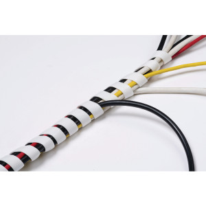 DL64558 D-Line Cable Tidy Spiral Wrap 2 5m White Expands from 14mm 40mm ctw2 5w DL64558 D-Line Cable Tidy Spiral Wrap 2 5m White Expands from 14mm 40mm ctw2 5w