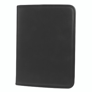 HM29260 Monolith Leather Look Zipped Ring Binder A4 Black 2926 HM29260 Monolith Leather Look Zipped Ring Binder A4 Black 2926