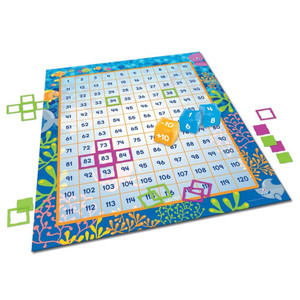 LER1772 Learning Resources Make a Splash 120 Maths Activity Mat LER1772 Learning Resources Make a Splash 120 Maths Activity Mat