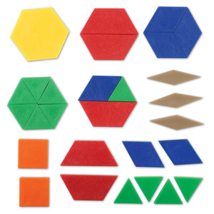 LER0134 Learning Resources 0.5cm Plastic Pattern Blocks (Set of 250) LER0134 Learning Resources 0.5cm Plastic Pattern Blocks (Set of 250)