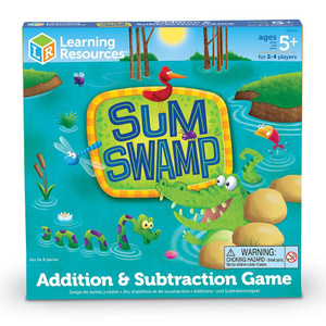 LER5052 Learning Resources Sum Swamp Addition & Subtraction Game LER5052 Learning Resources Sum Swamp Addition & Subtraction Game