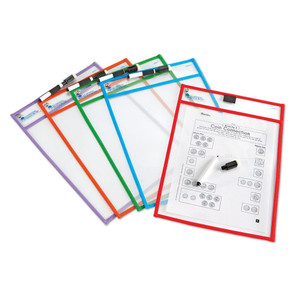 LER0477 Learning Resources Wipe-Clean Clear Pockets (Pack of 5) LER0477 Learning Resources Wipe-Clean Clear Pockets (Pack of 5)