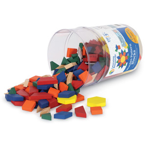 LER0334 Learning Resources 1cm Wooden Pattern Blocks (Set of 250) LER0334 Learning Resources 1cm Wooden Pattern Blocks (Set of 250)