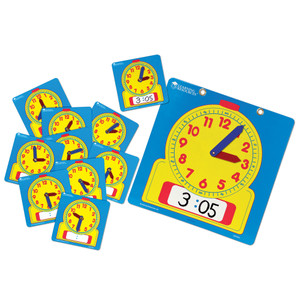 LER0575 Learning Resources Write & Wipe Classroom Clock Set LER0575 Learning Resources Write & Wipe Classroom Clock Set