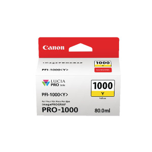 0549C001 Canon 0549C001 PFI-1000 Y Yellow Ink Cartridge 0549C001 Canon 0549C001 PFI-1000 Y Yellow Ink Cartridge