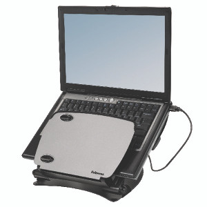 BB54139 Fellowes Smart Suites Laptop Riser with USB Hub Black Clear 8020201 BB54139 Fellowes Smart Suites Laptop Riser with USB Hub Black Clear 8020201