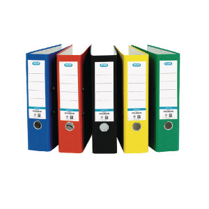 BX16272 Elba Board Lever Arch File A4 Assorted Pack 10 100025220 BX16272 Elba Board Lever Arch File A4 Assorted Pack 10 100025220