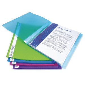 HT00534 Rapesco Flexi Display Book 10 Pocket A4 Assorted Pack 10 0915