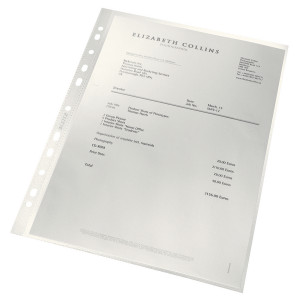 LZ39486 Leitz Recycled Cut Flush Folders Clear A4 Pack 100 4791-10-03 LZ39486 Leitz Recycled Cut Flush Folders Clear A4 Pack 100 4791-10-03