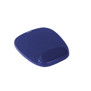 AC64271 Kensington Foam Mouse Pad with Wrist Support Blue 64271 AC64271 Kensington Foam Mouse Pad with Wrist Support Blue 64271
