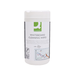 KF17449 Q-Connect Whiteboard Cleaning Wipes Pack 100 AWBW100QCA KF17449 Q-Connect Whiteboard Cleaning Wipes Pack 100 AWBW100QCA