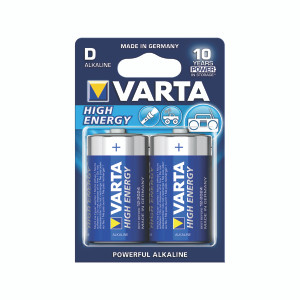 VR55923 Varta D High Energy Battery Alkaline Pack 2 4920121412 VR55923 Varta D High Energy Battery Alkaline Pack 2 4920121412