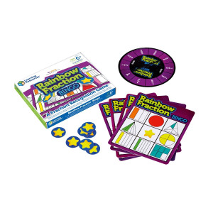 LSP0620-UK Learning Resources Rainbow Fraction Bingo LSP0620-UK Learning Resources Rainbow Fraction Bingo