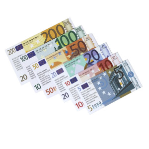 LSP1800-EUR Learning Resources Play Money - Euro Money Notes (Set of 60) LSP1800-EUR Learning Resources Play Money - Euro Money Notes (Set of 60)