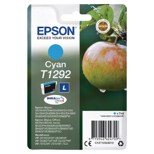 C13T12924012 Epson C13T12924012 T1292 Cyan Ink Cartridge 460 pages 7ml C13T12924012 Epson C13T12924012 T1292 Cyan Ink Cartridge 460 pages 7ml