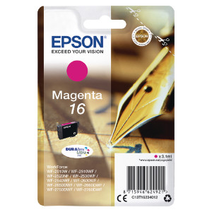 C13T16234012 Epson C13T16234012 16 Magenta Ink Cartridge 165 pages 3ml C13T16234012 Epson C13T16234012 16 Magenta Ink Cartridge 165 pages 3ml