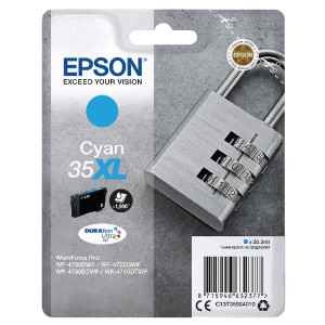 C13T35924010 Epson C13T35924010 35XL Cyan Ink Cartridge 1.9K pages 20ml C13T35924010 Epson C13T35924010 35XL Cyan Ink Cartridge 1.9K pages 20ml