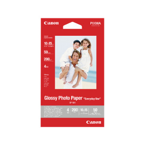CO09352 Canon Inkjet Photo Paper 10x15cm 200gsm Glossy Pack 50 GP-501 0775B081 CO09352 Canon Inkjet Photo Paper 10x15cm 200gsm Glossy Pack 50 GP-501 0775B081