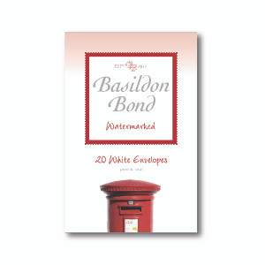 JD90421 Basildon Bond White Envelope 95 X 143mm Pack 20 100080067 JD90421 Basildon Bond White Envelope 95 X 143mm Pack 20 100080067