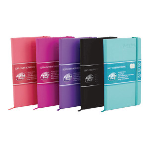 PP17747 Pukka Pad Signature Soft Cover Notebook Casebound A5 Assorted Pack 5 7747-SIG PP17747 Pukka Pad Signature Soft Cover Notebook Casebound A5 Assorted Pack 5 7747-SIG