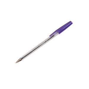 KF11497 Q-Connect Ballpoint Pen Medium Violet Pack 50 KF11497