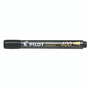 PI50406 Pilot 400 Permanent Marker Chisel Tip Black Pack 20 3131910504061 PI50406 Pilot 400 Permanent Marker Chisel Tip Black Pack 20 3131910504061