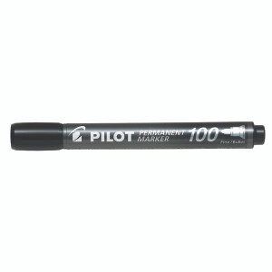 PI50126 Pilot 100 Permanent Market Bullet Tip Black Pack 20 3131910501268 PI50126 Pilot 100 Permanent Market Bullet Tip Black Pack 20 3131910501268