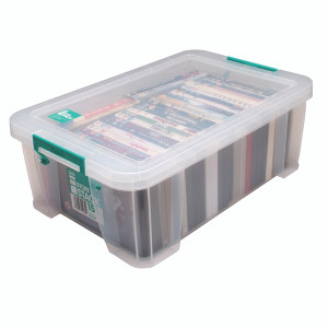 RB11085 StoreStack 15 Litre Storage Box W300xD470xH170mm Clear RB11085 RB11085 StoreStack 15 Litre Storage Box W300xD470xH170mm Clear RB11085