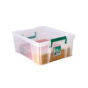 RB11087 StoreStack 24 Litre Storage Box W480xD380xH190mm Clear RB11087 RB11087 StoreStack 24 Litre Storage Box W480xD380xH190mm Clear RB11087