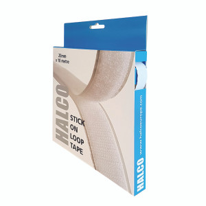 HA76989 Halco Stick On Loop Roll 20mm x 10m Loop roll with permanent adhesive back 20AWL10 BOX HA76989 Halco Stick On Loop Roll 20mm x 10m Loop roll with permanent adhesive back 20AWL10 BOX