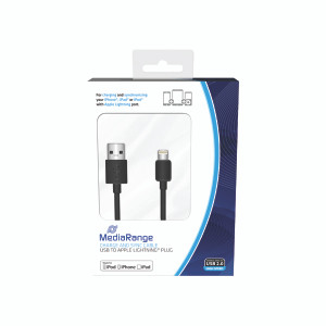 REV11316 MediaRange Charge Sync Cable USB 2 0 Apple Lightning MRCS137 REV11316 MediaRange Charge Sync Cable USB 2 0 Apple Lightning MRCS137