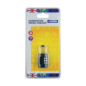 STS7030 Status Three-Digit Combination Travel Padlock Pack 5 SCPLOCK1PK5 STS7030 Status Three-Digit Combination Travel Padlock Pack 5 SCPLOCK1PK5