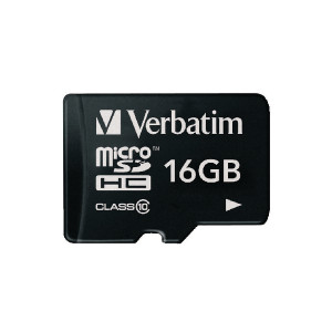 VM44082 Verbatim Micro SDHC Memory Card Class 10 16GB with Adaptor 44082 VM44082 Verbatim Micro SDHC Memory Card Class 10 16GB with Adaptor 44082