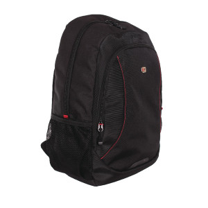 MD59864 Gino Ferrari Eros 16 Inch Laptop Backpack Red Trim GF507 MD59864 Gino Ferrari Eros 16 Inch Laptop Backpack Red Trim GF507