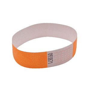 AA01836 Announce Wrist Band 19mm Orange Pack 1000 AA01836