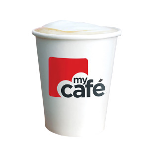 MYC77614 MyCafe 8oz Single Wall Hot Cups Pack 50 HVSWPA08V MYC77614 MyCafe 8oz Single Wall Hot Cups Pack 50 HVSWPA08V